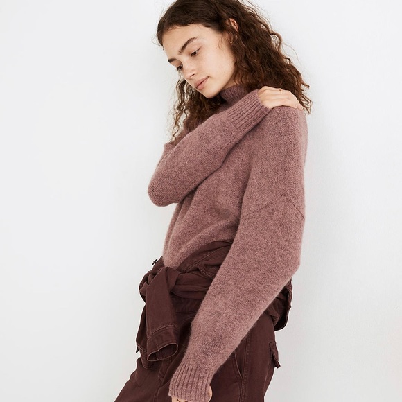 MADEWELL: Dillon Mockneck Pullover Sweater medium - Picture 4 of 8